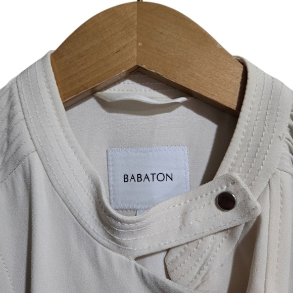 Aritzia Babaton Women's Off-white Sleeveless Jacket - Picture 4 of 6